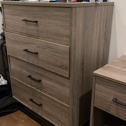 Dresser and small cabinet