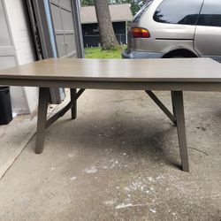 Large Solid Dinner Table