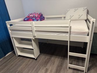 Twin loft bed