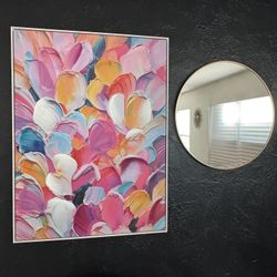 30” X 40” Flower Petals Canvas Wall Print