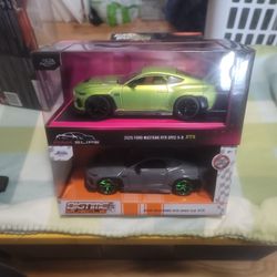 Both Jada BigTime Muscle & Pink Slips 2025 Ford Mustang RTR SPEC  5.0