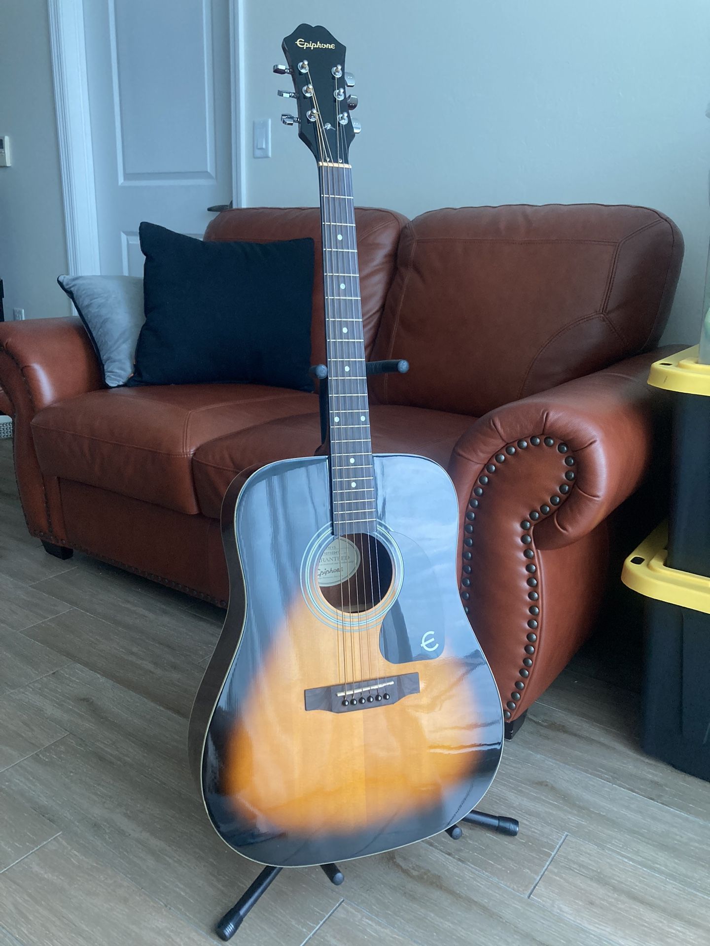 Epiphone Acoustic Guitar with Upgraded Tuners
