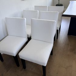 Set of 6 Pottery Barn Dining Chairs