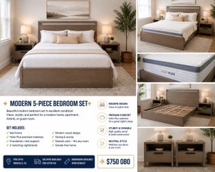 ✨ Modern 5-Piece Bedroom Set ✨