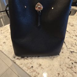 Black Bucket Bag
