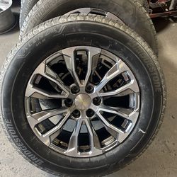 Chevy 6 Lug 20 Inch Rims And Tire