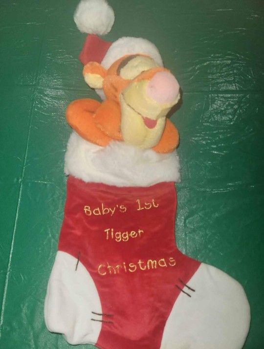 Baby's First Tigger Christmas Stocking