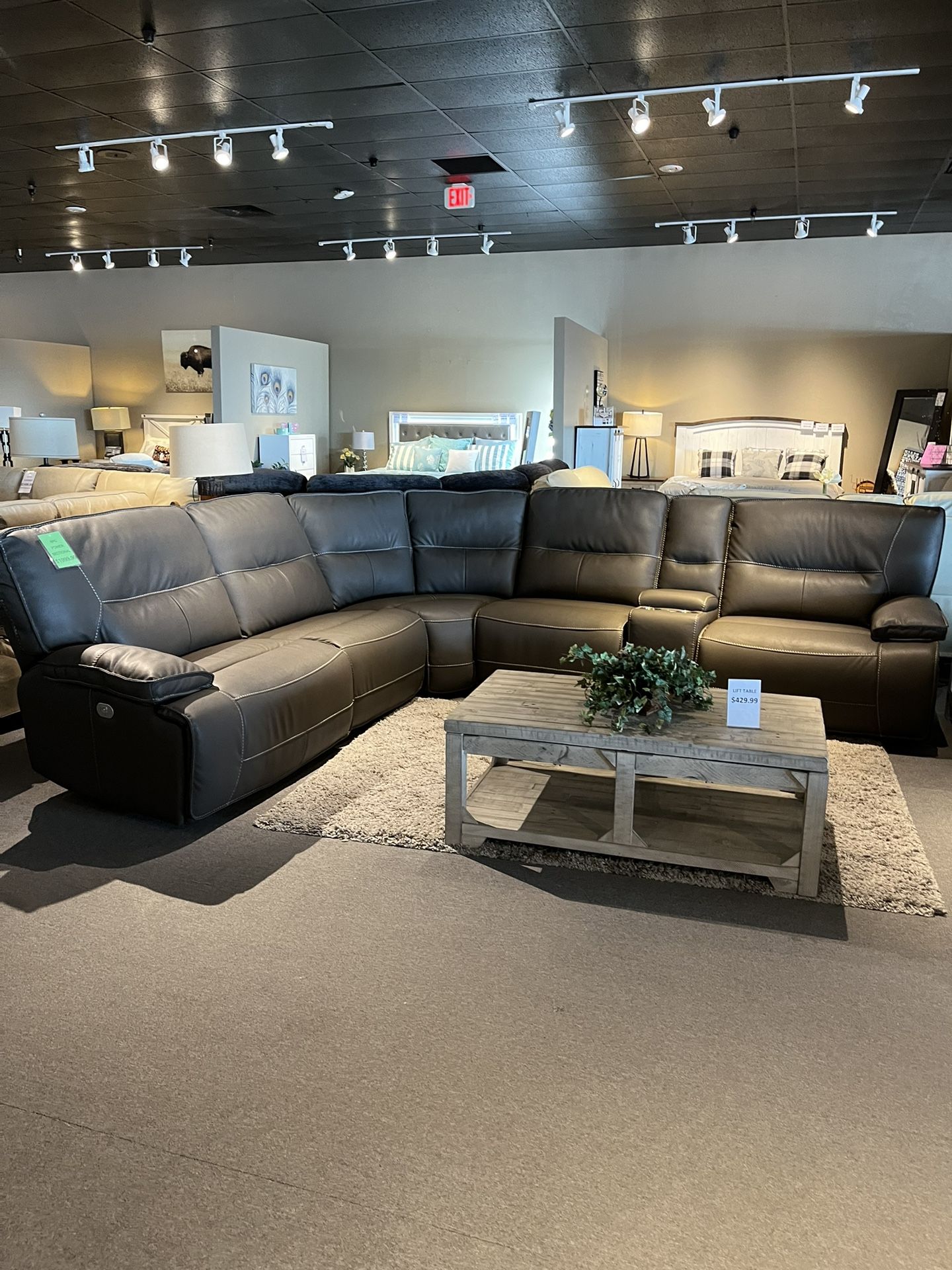6pc Power Reclining Sectional