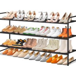 3-Tier Shoe Rack / Organizer - Black