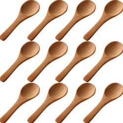 20 Pcs Small Wooden Spoons, 3.5'' L