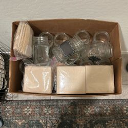 Mason Jar Cups & Napkins 