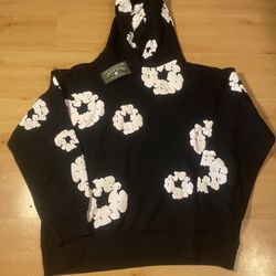 Denim Tear Hoodie Black