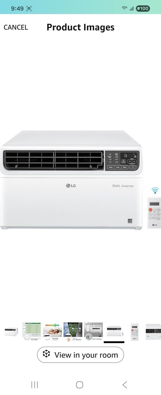 LG Dual Inverter Quiet Air Conditioner LW1022FVSM - NEW In Box