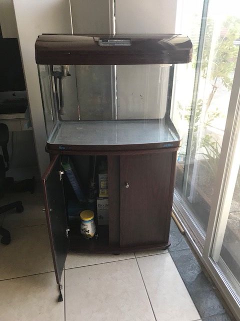 40 Gallon beautiful an elegant fish tank. New pump.Perfect for office or home. 325.00