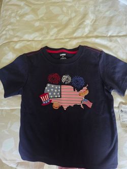 New T- shirt for boys, size 4T/Camiseta nueva para niños, talla 4T