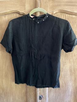 Vintage Black Blouse