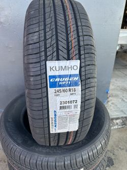 245/60/18 New Set Of Kumho Tires Installed 