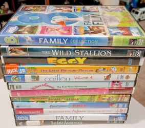 Lot of 12 Family DVDs