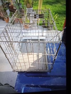 Folding Metal Wire Dog Crate for small dog
