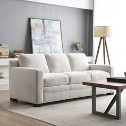 NEW Open Box Costco Cream Queen Sleeper Sofa | $1999 Retail - Delivery Available
