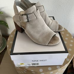 Nine West Suede Leather Sandal Bootie 