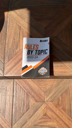 High School Basketball Rules Book $5.00.