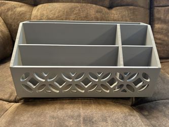 Gray Desk Organizer