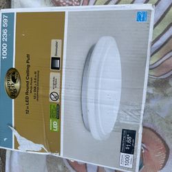 LED Round Ceiling Puff