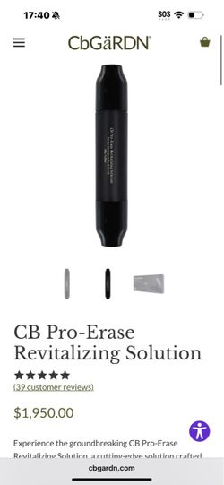 CbGärdn | 1.23oz CB Pro-Erase Revitalizing Treatment