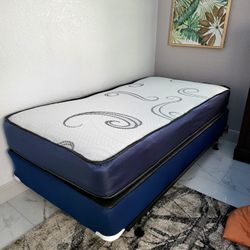 NEW TWIN SIZE SET MATTRESS AND BOX SPRING-2PCS