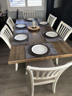 Rustic Country Dining Room Table