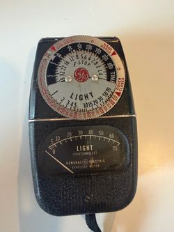 vintage General Electric Type DW-68 Exposure Meter