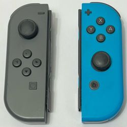 Nintendo Joy-Con Wireless Controller Blue Gray Pair  (#1377)