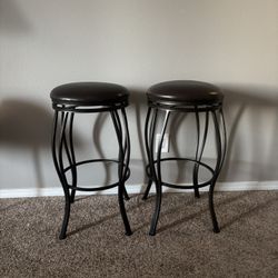 Swiveling Barstools Set Of Two