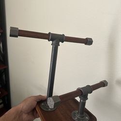 Industrial Pipe Watch Stand/Bracelet Holder