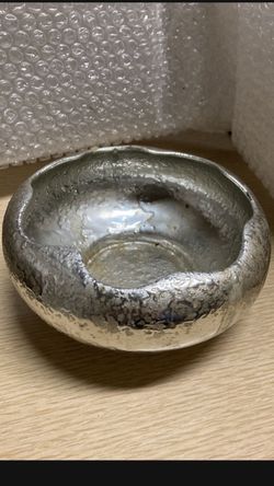 Cast Metal Wax Relief Flower Pot Thumbnail