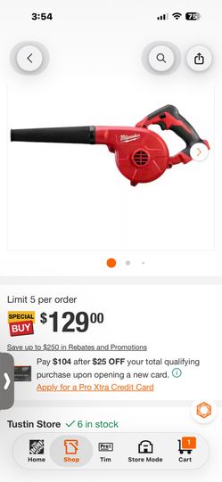 Milwaukee M18 Compact Blower