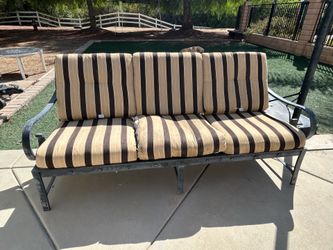 Aluminum Frame Outdoor Couch Patio Furniture with Sunbrella Cushions