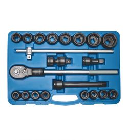 SW-Stahl 07605L IMPACT socket wrench set, 3/4" inch, 21 pieces I ratchet box I ratchet box I nut box
