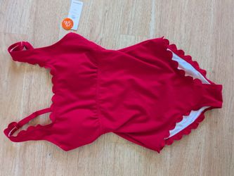 Red bathing suit