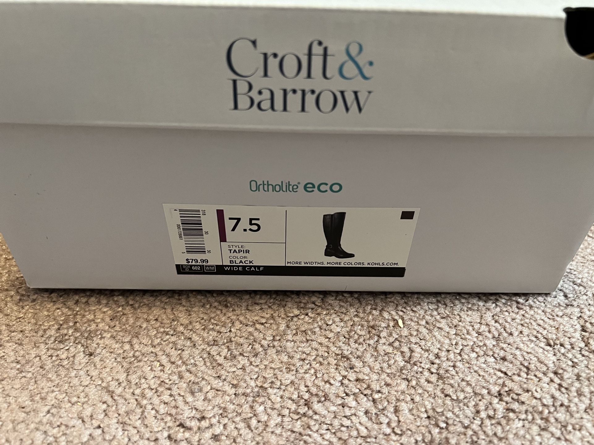 Croft And Barrow Ladies Boot Wide Calf