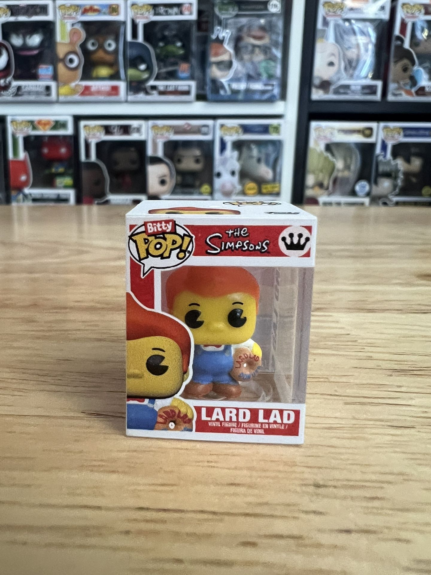 RARE CHASE BITTY Lard Lad Funko Pop #906 Simpsons Animation TV Disney Donuts