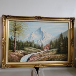 Oil Painting by Kay Bowman - Mountain Landscape