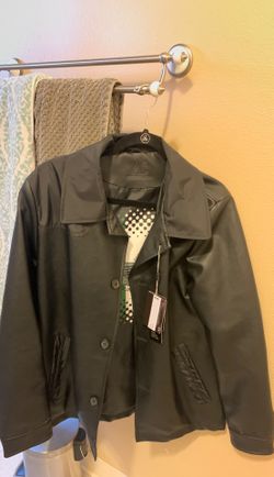 A C luxury collection leather jacket