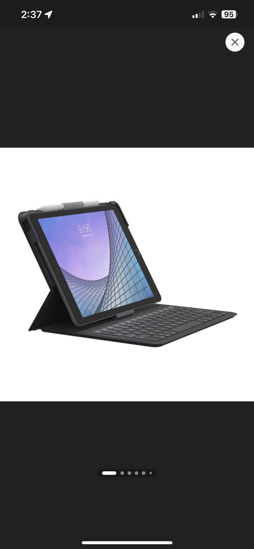 ZAGG Apple iPad 10.2 Messenger Folio 2 Keyboard