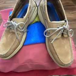 SPERRY TOP SIDER  Men’s Size 10.5M Lanyard Tan Casual Boat Deck Shoes