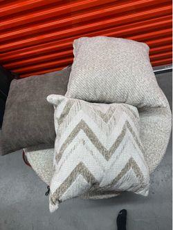 Grayish/ white couch set