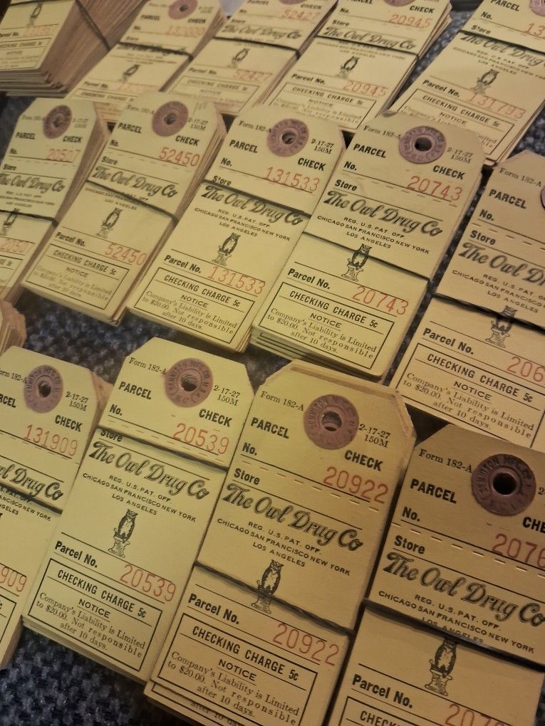 Parcel Check Tags