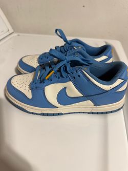 Nike Dunk Low Blue and White Sneakers