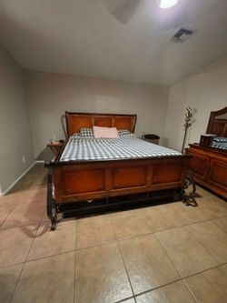 Bed frame  and  box spring